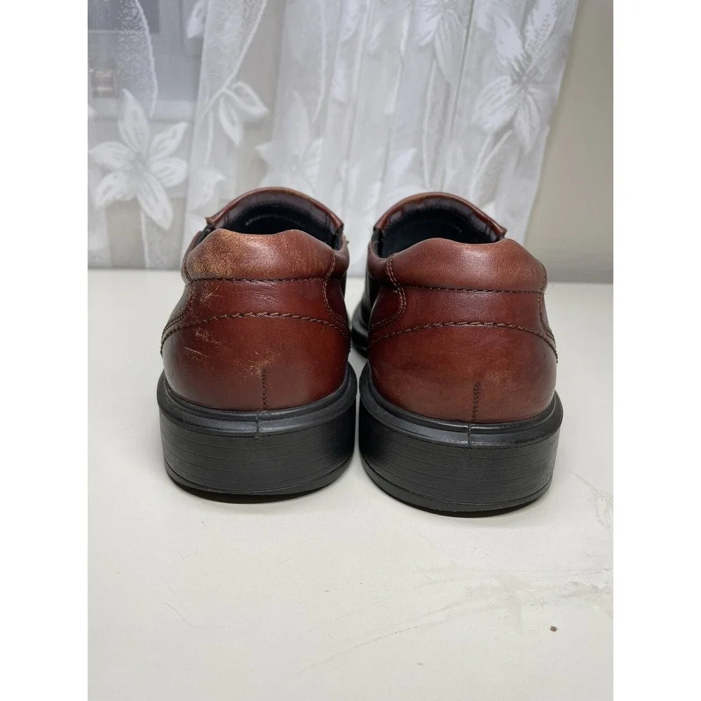 ECCO Shoes Sz Euro 45 ,US 11 -11,5 Brown Loafer Leather Men